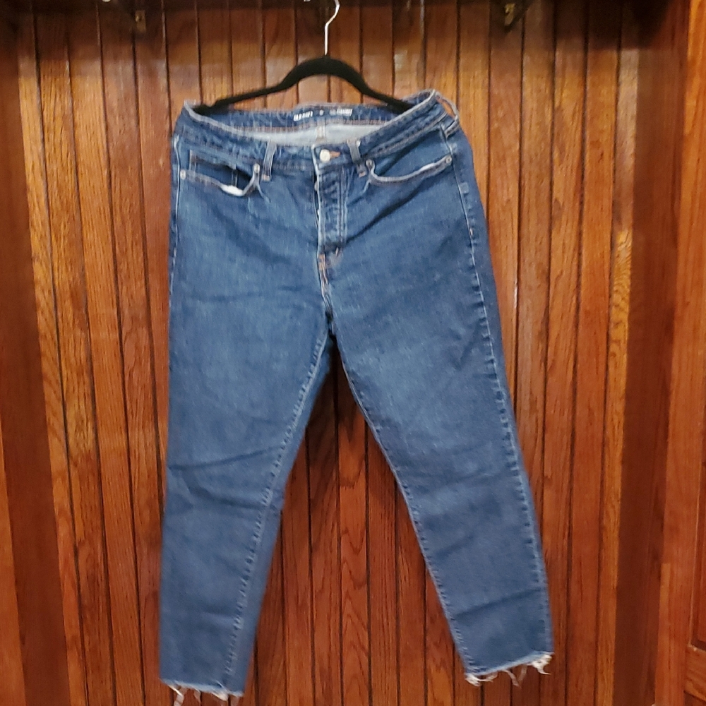OLD NAVY Classic Straight Leg Blue Women's Jeans Size 10